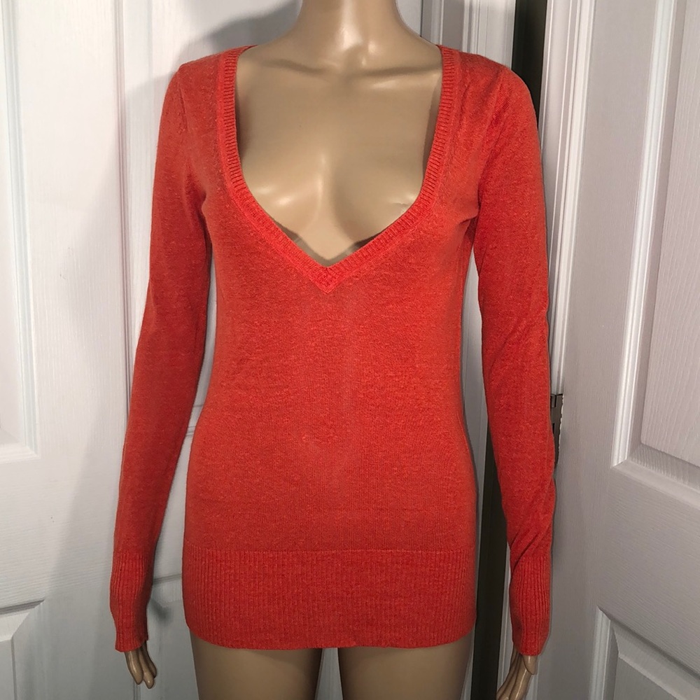 Calvin Klein Orange Sweater XS